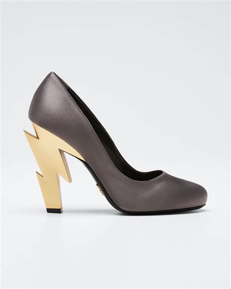 prada lightening heels|miuccia Prada shoes.